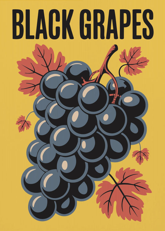 Grapes &amp; Leaves | Canvas