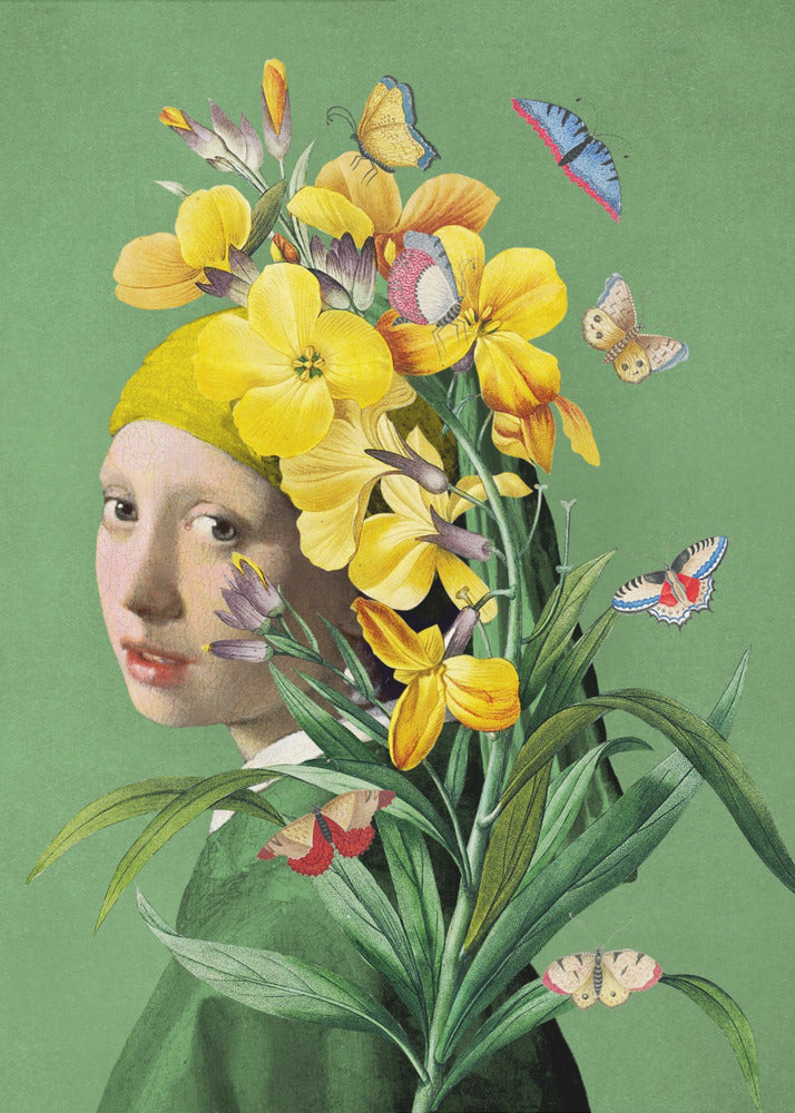 Girl With Pearl Earring   the Springtime Edition Ii | Poster