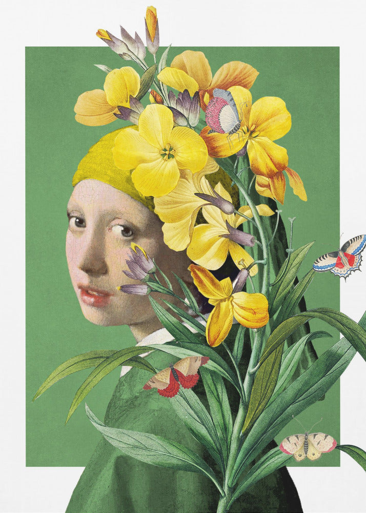 Girl With Pearl Earring   the Springtime Edition | Poster