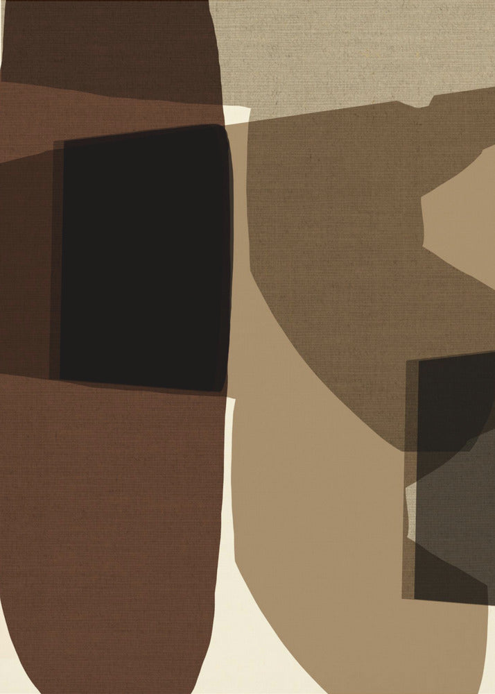 Geometric Shapes And Earthy Tones | Canvas