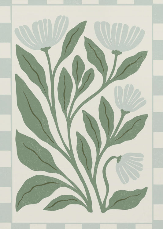 Petal Poetry Sage | Canvas