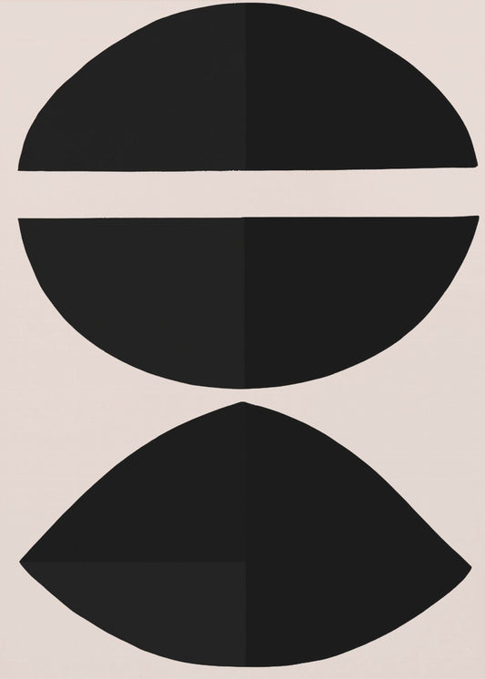 Black Geometric Shapes | Canvas