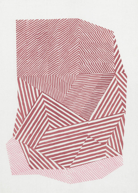 Striped geometric shape | Canvas