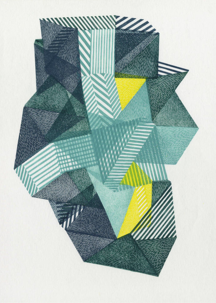 Polygonal shape IV. | Canvas