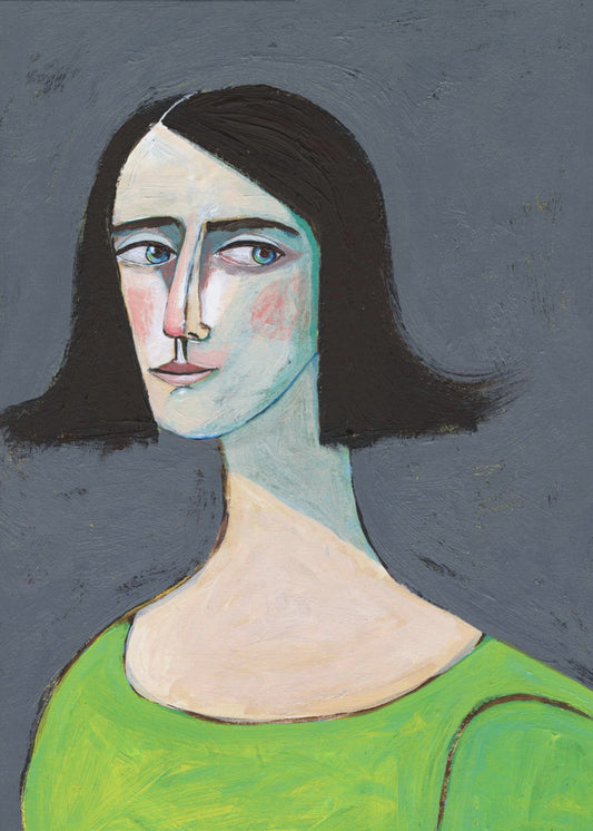 Woman Portrait - Never Look Back | Poster