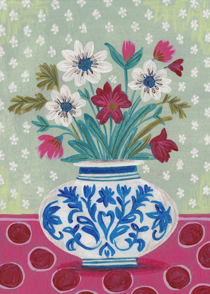 Flowers in Vase Still life | Poster