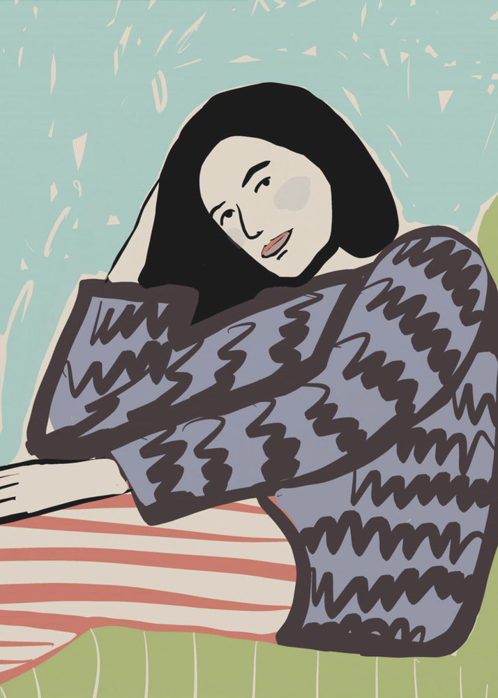 Lady SITTING | Poster