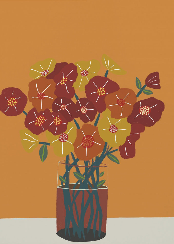 Floral flowers in vase | Canvas