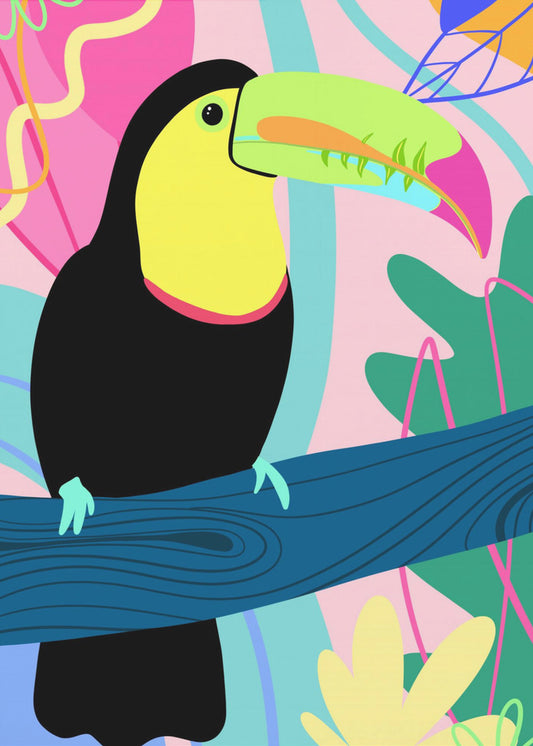 Colorful Toucan | Poster