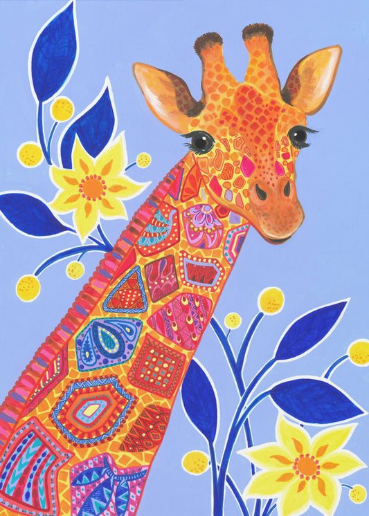 Patterned Giraffe | Canvas
