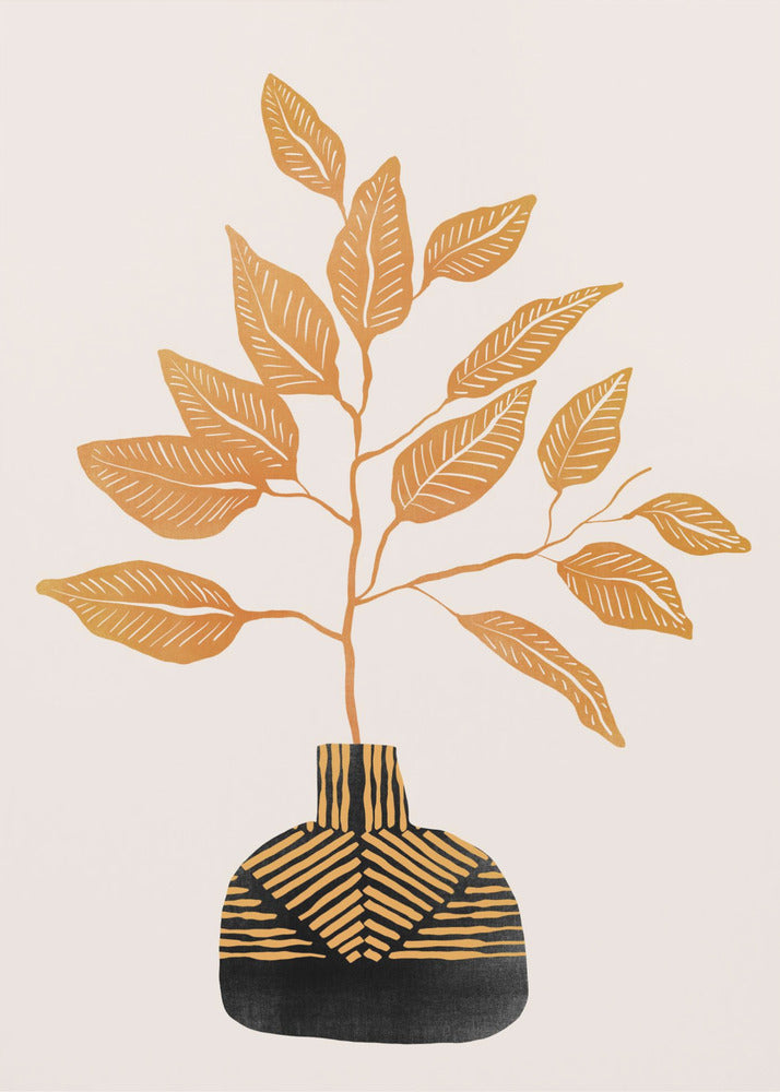 Tribal Vase By Catsanddotz 32 X 40 Inches | Poster