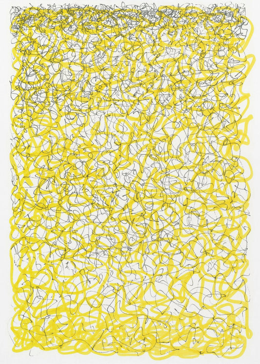 Yellow Lines and Thoughts | Poster