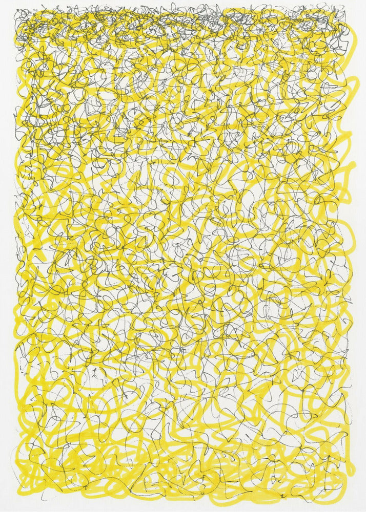 Yellow Lines and Thoughts | Canvas