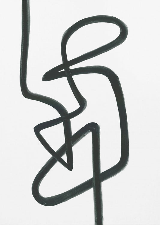 Relax Pose Black | Poster