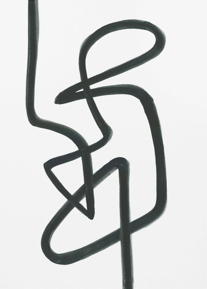 Relax Pose Black | Canvas