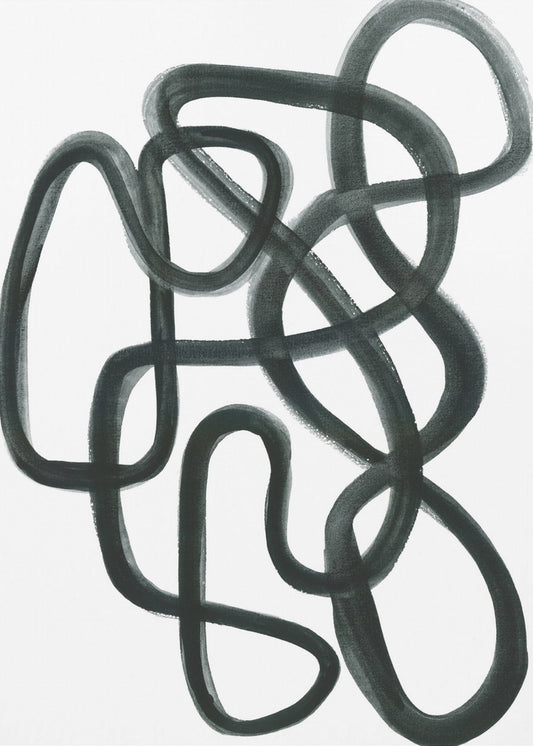 Abstract in Black | Canvas