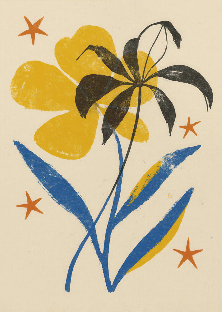 Starry Floral Dance | Poster