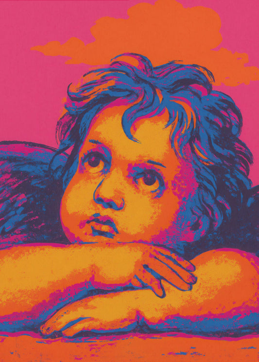 Vibrant Cherub Dreams | Canvas