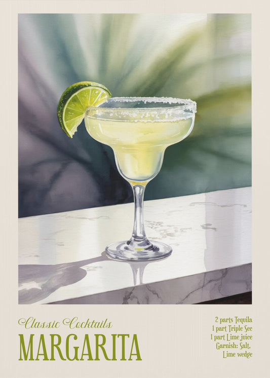 Classic Cocktails - Margarita | Canvas