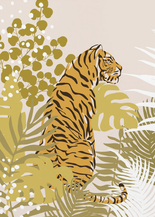 Tiger By Cats and Dotz  30 X 42 Inches | Canvas