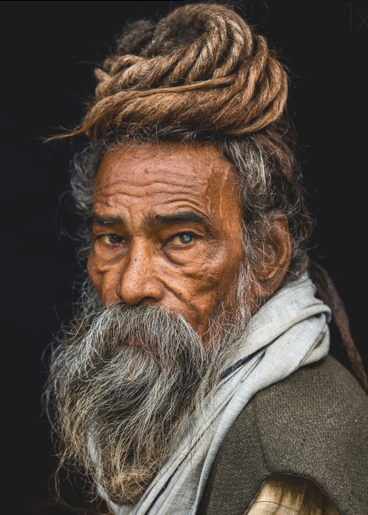 Portrait of a Sadhu... | Poster