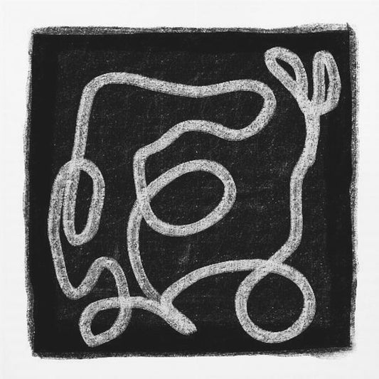 Black Scribble Lines 1 | Poster