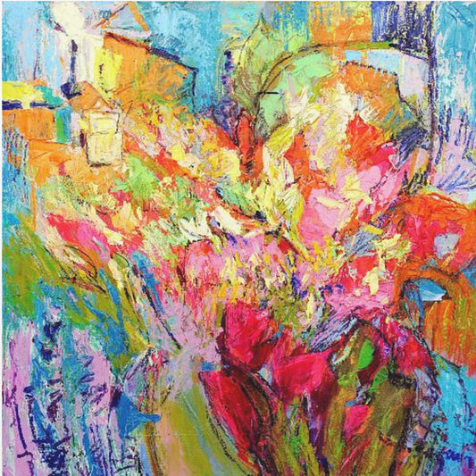 Brilliant Bloom Scape | Canvas