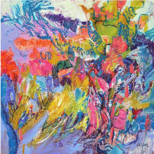 Expressionist Colorful Abstract | Canvas