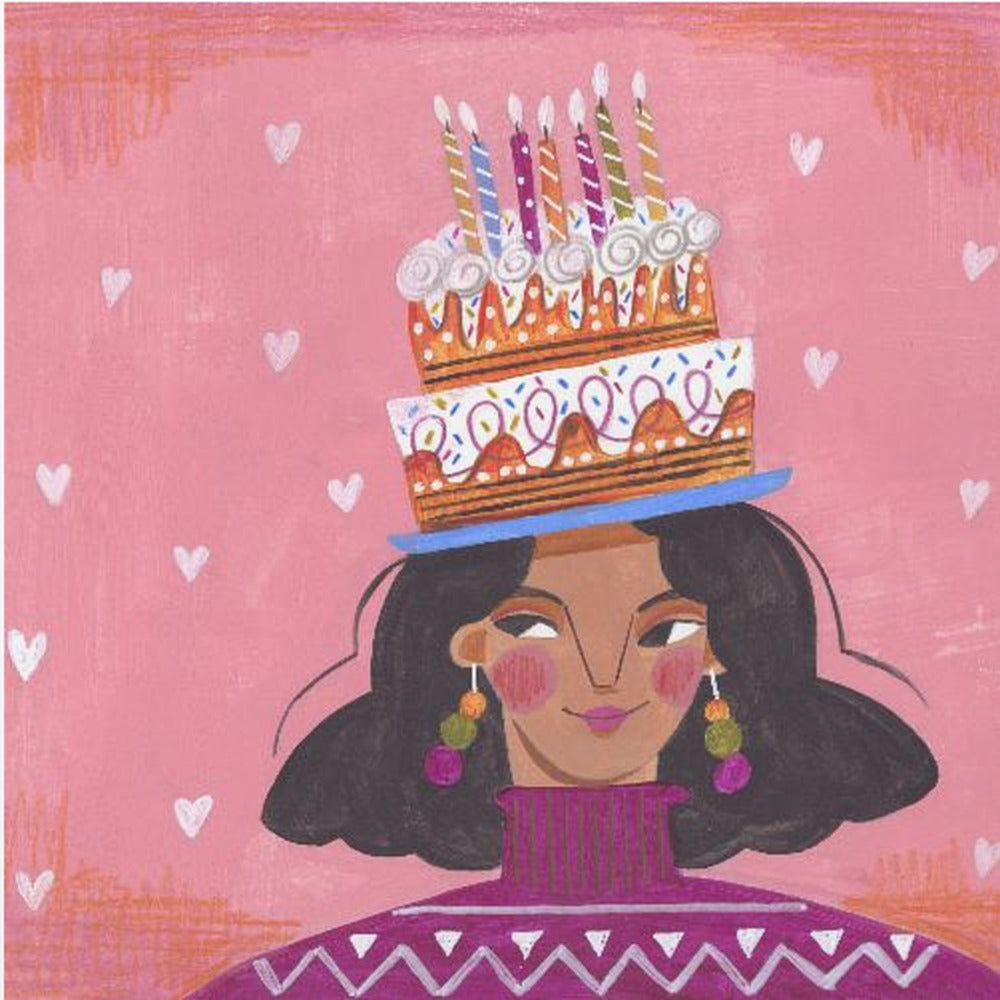 Woman with Pie | Canvas