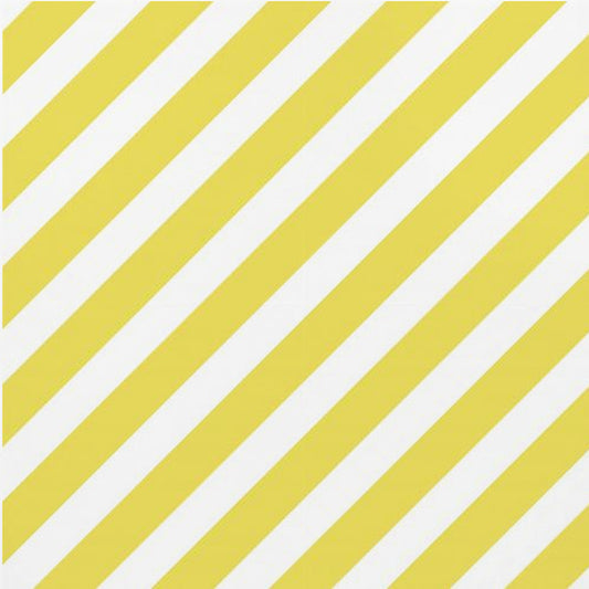 Yellow and White Stripes | Poster