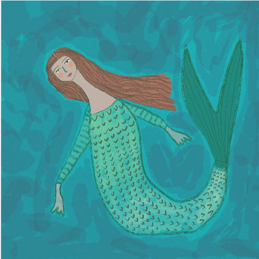 Mermaid BLUE | Canvas