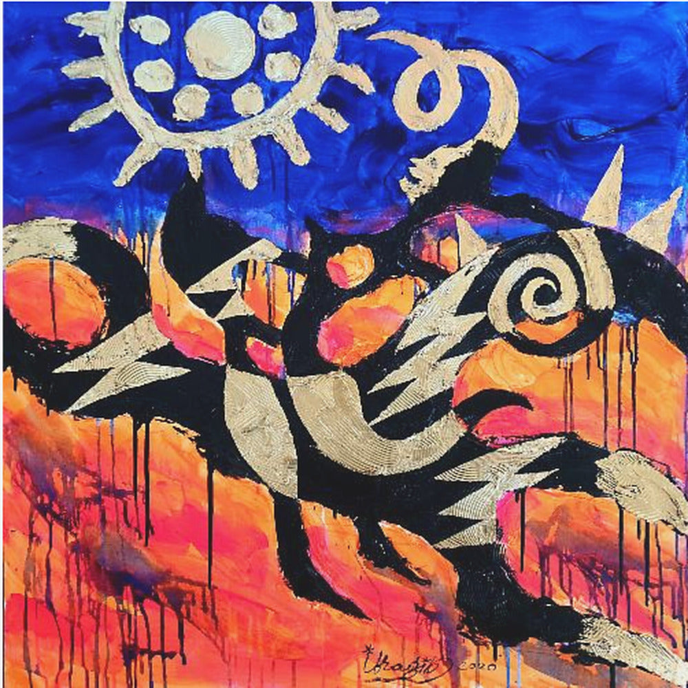 Sunhead Horseman and Woman | Poster