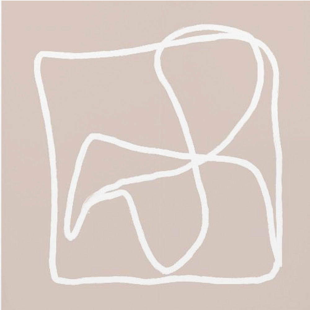 Beige abstract lines | Poster