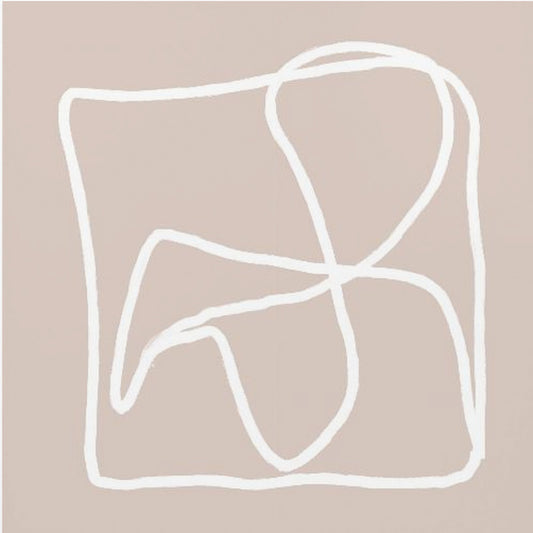 Beige abstract lines | Poster