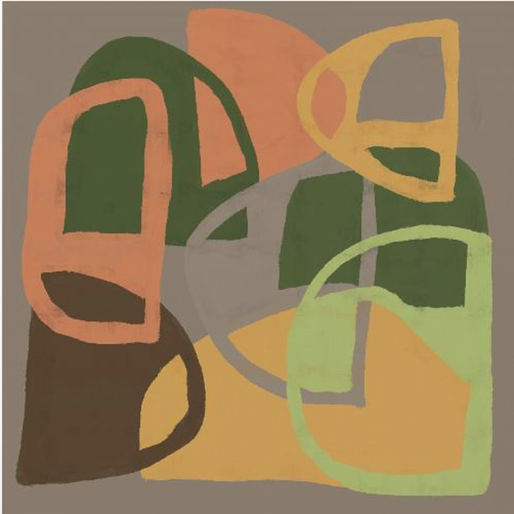 Abstract patterns in earth colours | Canvas