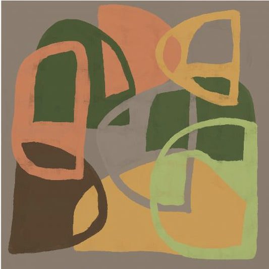 Abstract patterns in earth colours | Canvas