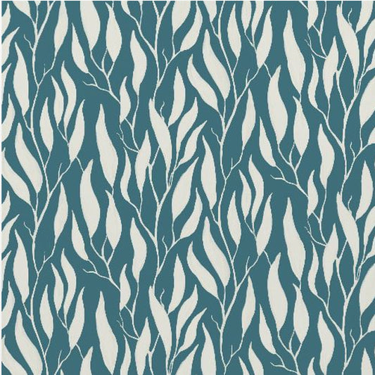 Tranquil Trailing Eucalyptus Branches Painted in Gouache | Poster