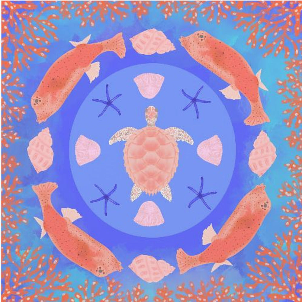 Sea Turtle Mandala | Canvas