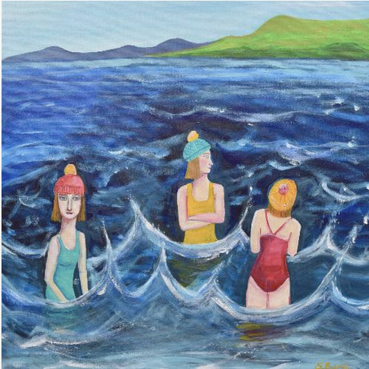 The Winter Swimmers | Canvas