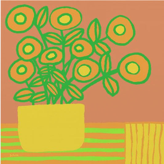 Flowers on table | Canvas