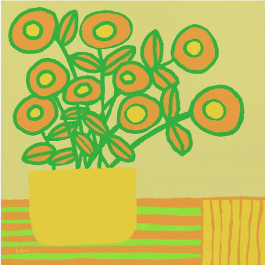 Flowers on table | Poster