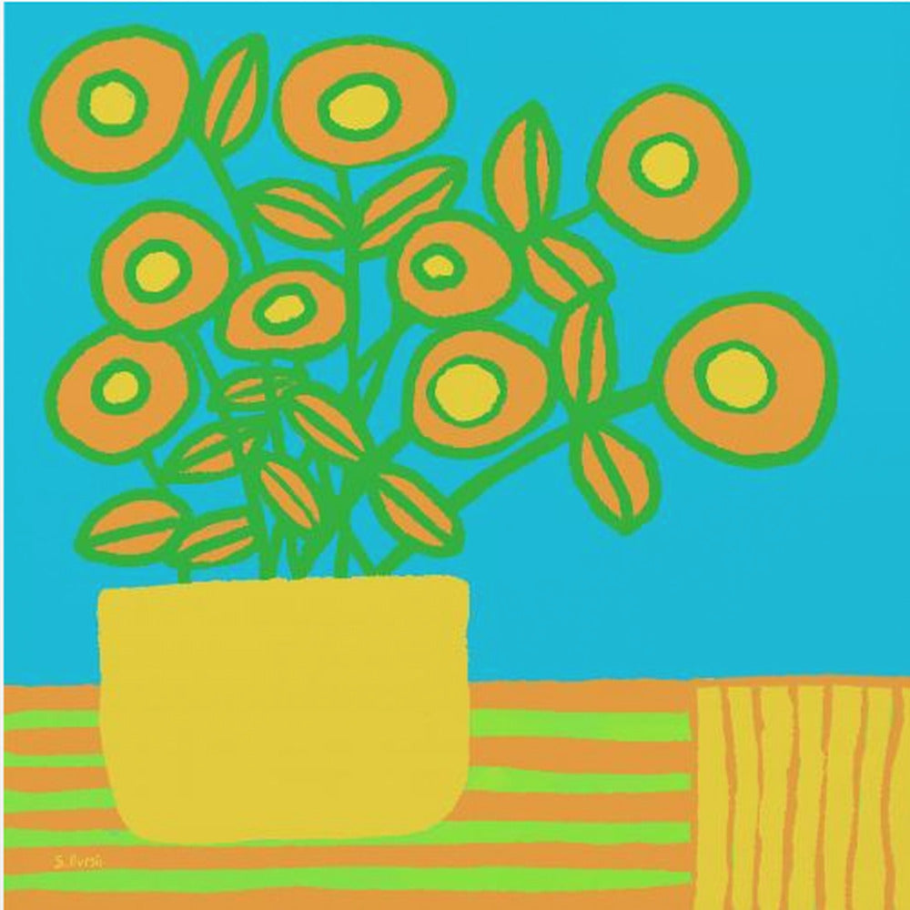 Flowers on table | Canvas