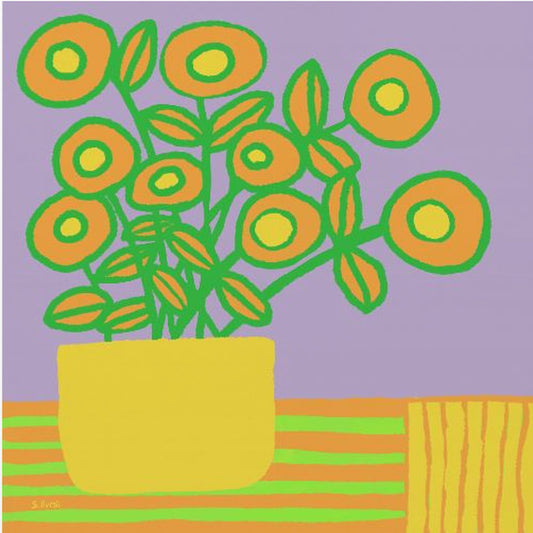 Flowers on table | Canvas