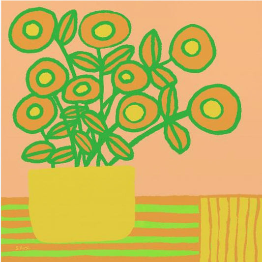 Flowers on table | Poster