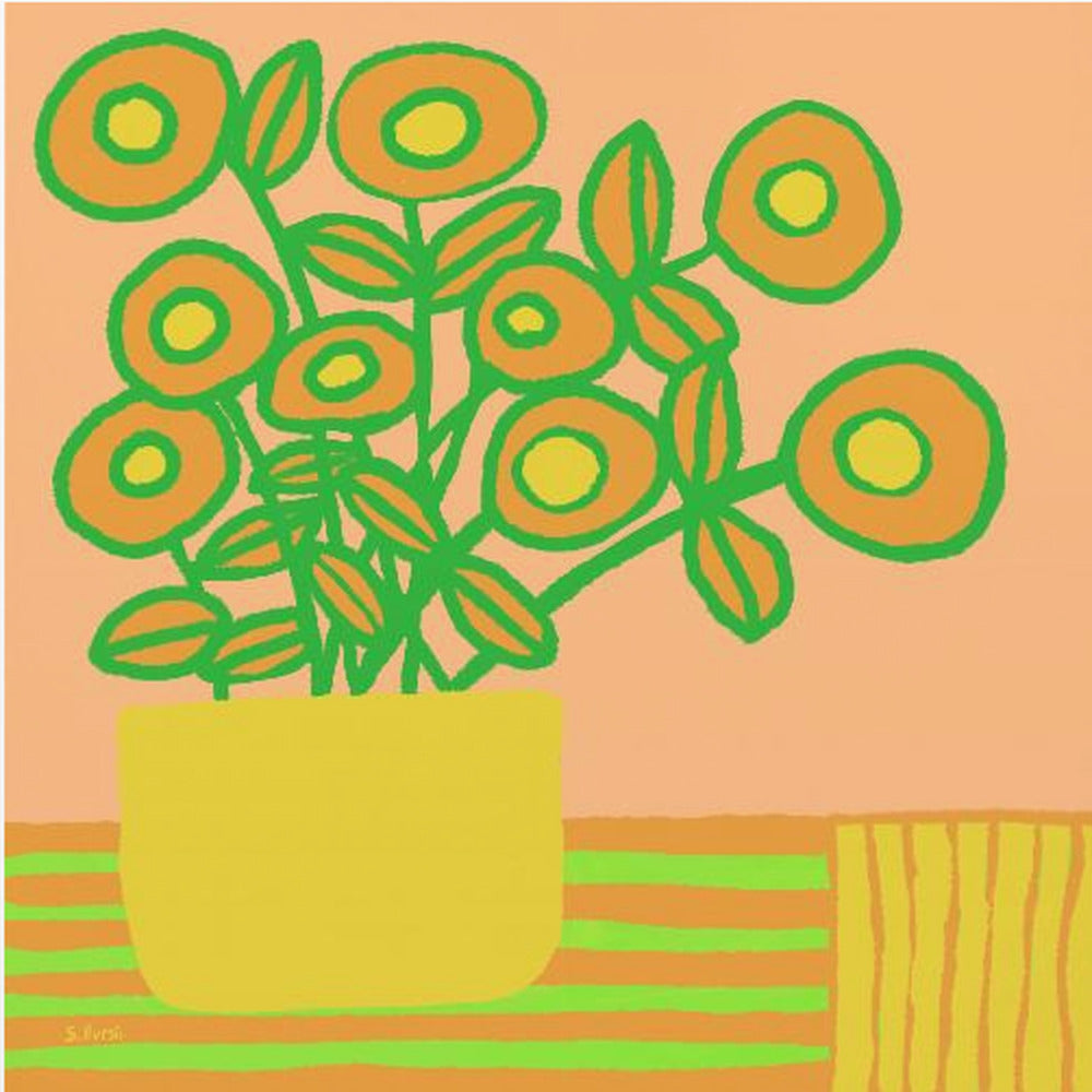 Flowers on table | Canvas