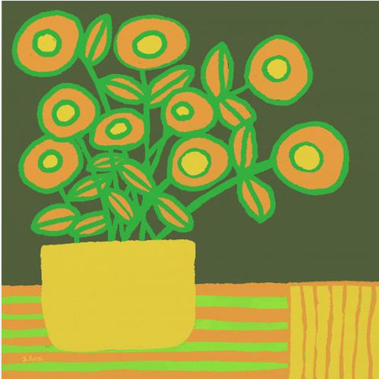 Flowers on table | Poster