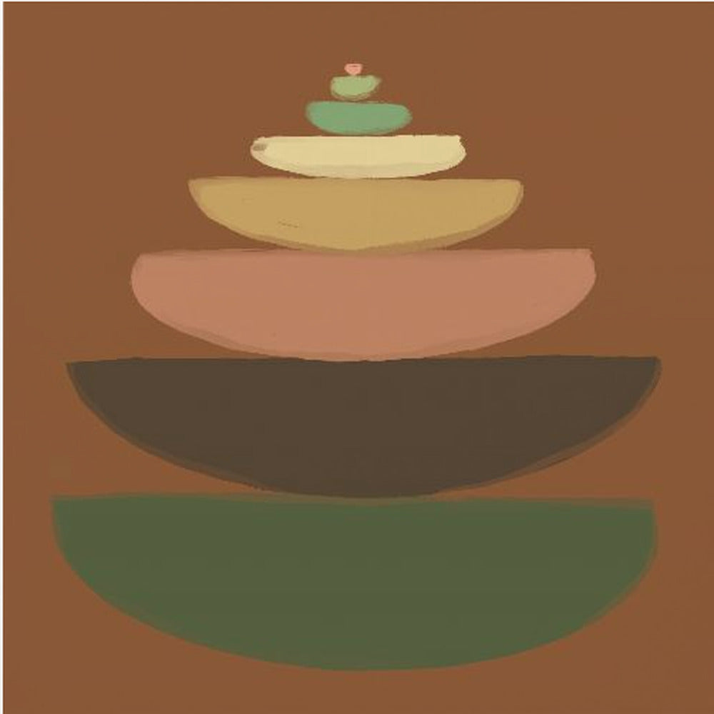 Abstract bowls | Poster