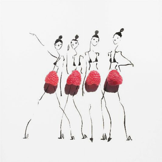 Raspberries On Parade | Canvas