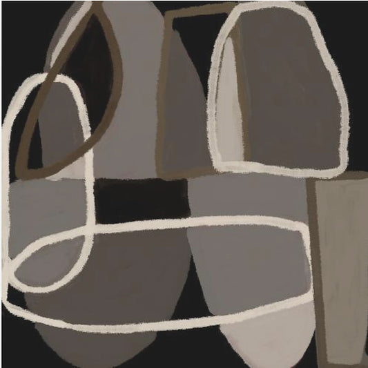 Abstract black and white | Canvas