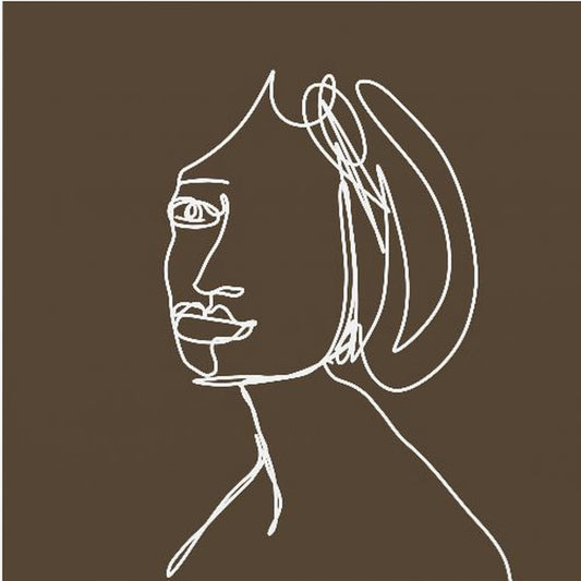 Woman LINE DRAWING | Canvas